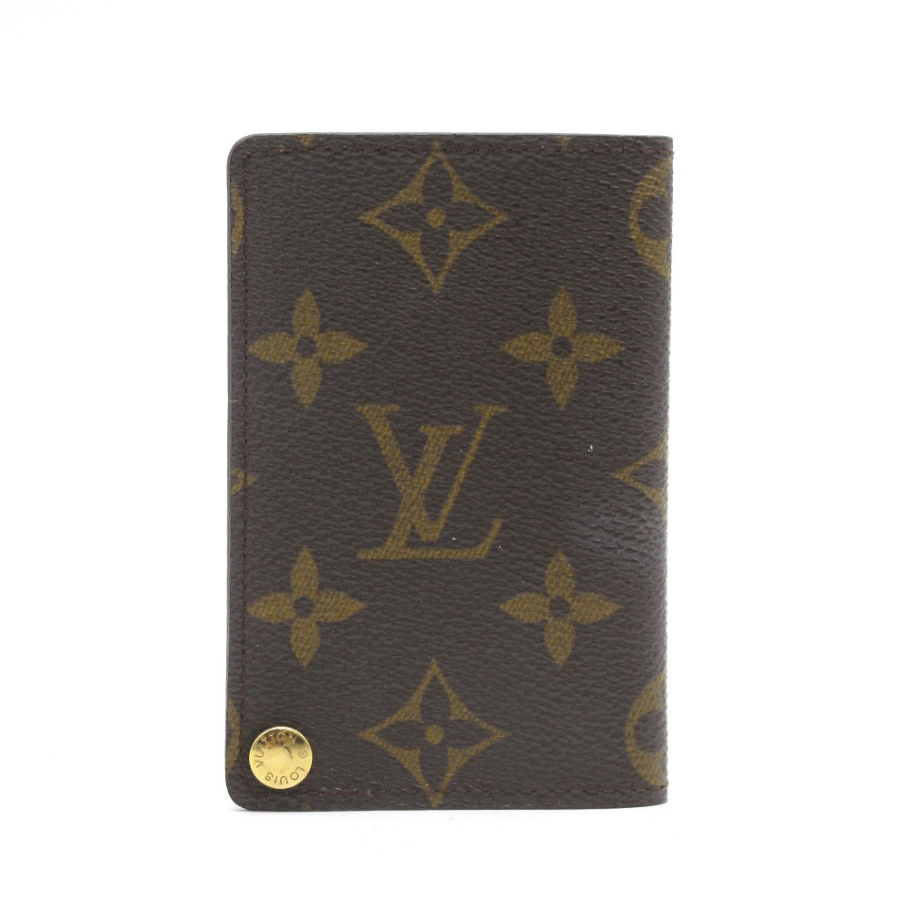 LOUIS VUITTON ルイ・ヴィトン ポルトカルトクレディ プレッシオン モノグラム M60937 スライド カードケース カバー PVC レザー ブラウン