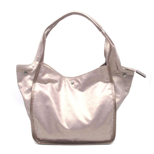 PELLE BORSA ペレボルサ AlivePearl アライブパール トートバッグ ショルダーバッグ 6308 ピンクゴールド M コーティングキャンバス レザー レディース