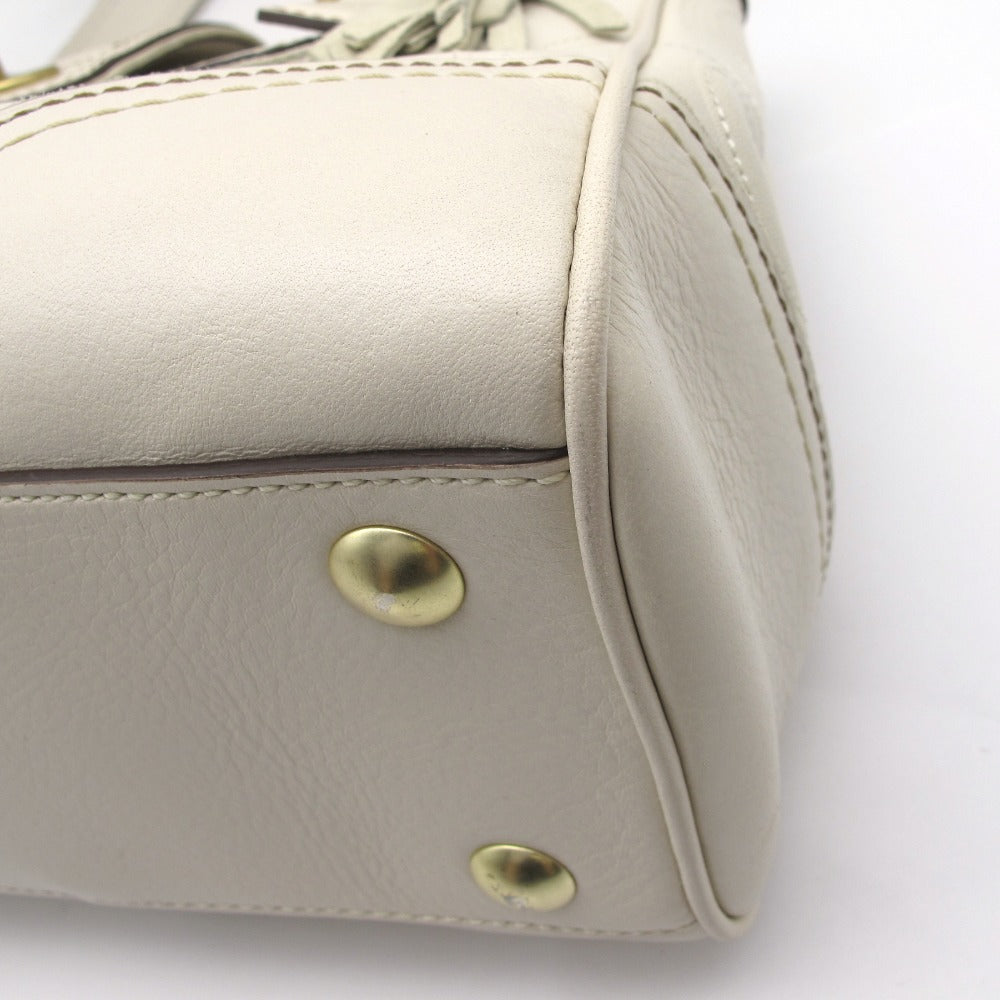 【美品】COACH コーチ シグネチャー レザー ハンドバッグ COACH コーチ シグネチャー ロゴ 型押し レザー ハンドバッグ