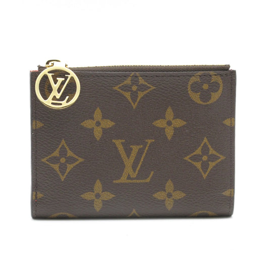 LOUIS VUITTON ルイ・ヴィトン ポルトフォイユ リサ モノグラム トニックオレンジ M82381 二つ折り財布 ミニ コンパクト ウォレット PVC レザー 未使用品