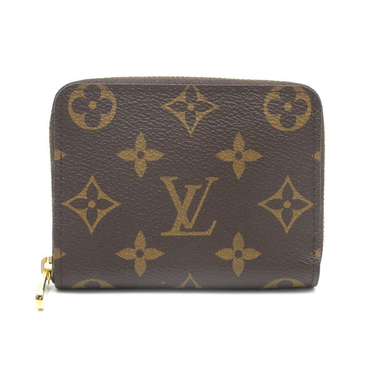 LOUIS VUITTON ルイ・ヴィトン ジッピー コインパース モノグラム M60067 コインケース 小銭入れ カードケース PVC レザー ブラウン レディース メンズ 箱有 未使用品