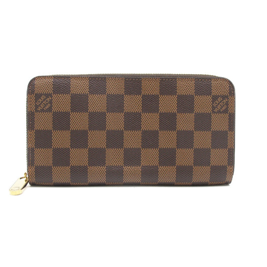 LOUIS VUITTON ルイ・ヴィトン ジッピーウォレット ダミエ N60015 ラウンドファスナー 長財布 PVC レザー ブラウン レディース メンズ 男女兼用 未使用品