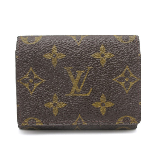 LOUIS VUITTON ルイ・ヴィトン アンヴェロップ カルト ドゥ ヴィジット モノグラム M62920 カードケース 名刺入れ PVC レザー ブラウン