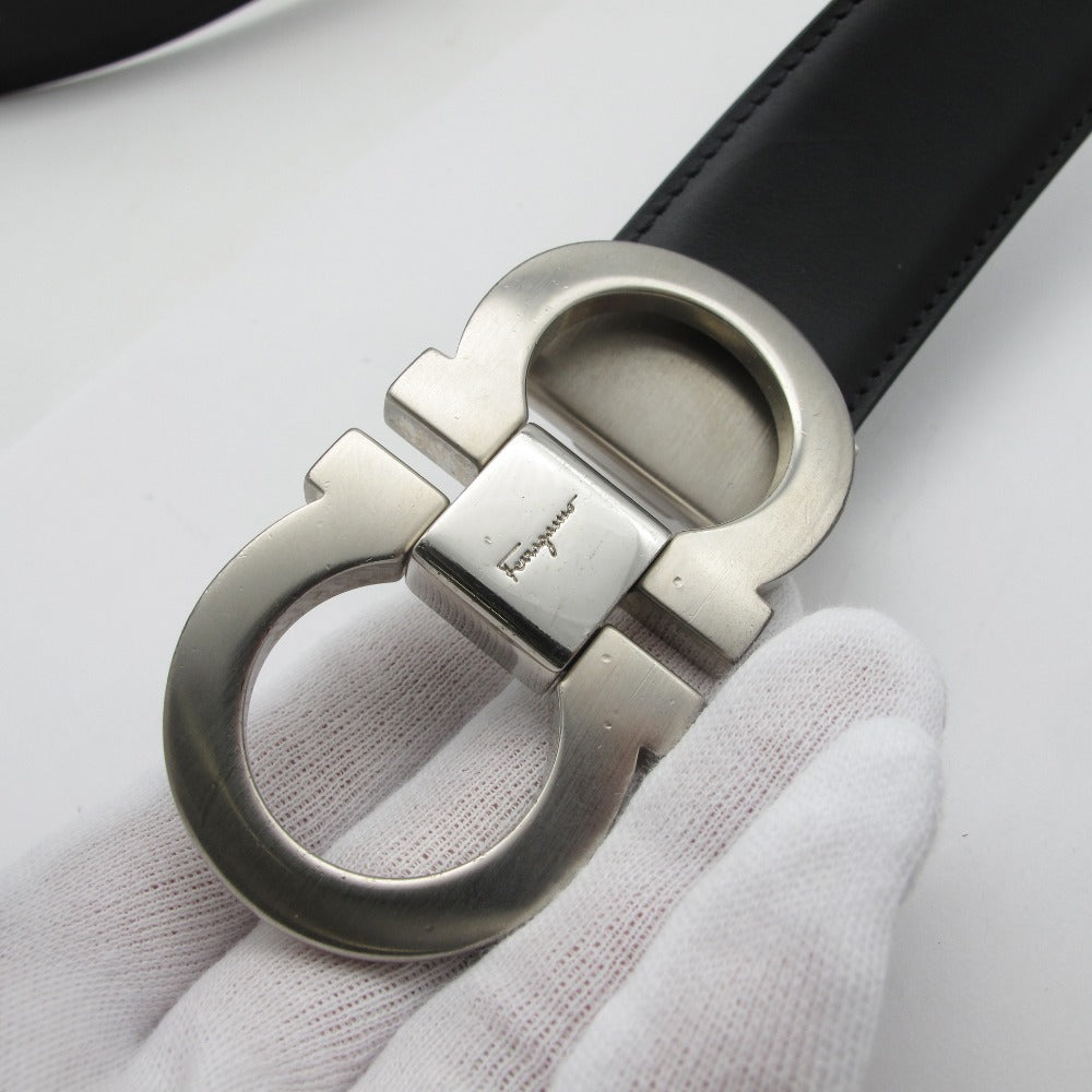 フェラガモ ベルト ダブルガンチーニ シルバー バックルのみ Salvatore Ferragamo - 極美品✨ フェラガモ ベルト シルバー