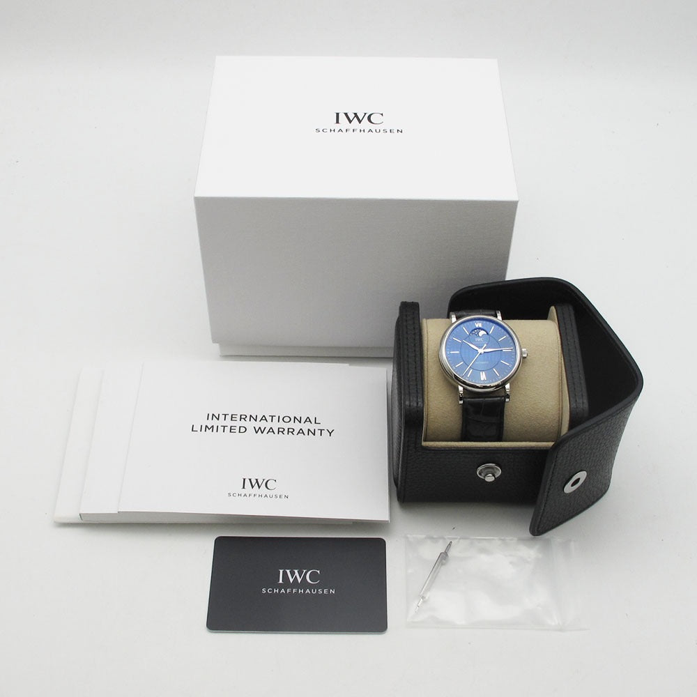 IWC SCHAFFHAUSEN アイダブリューシー シャフハウゼン 腕時計 ポートフィノ オートマティック ムーンフェイズ IW459402 自動巻き PORTOFINO 未使用品