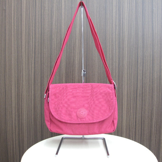 Kipling キプリング ショルダーバッグ フラップ型 斜め掛け ナイロン レディース 美品