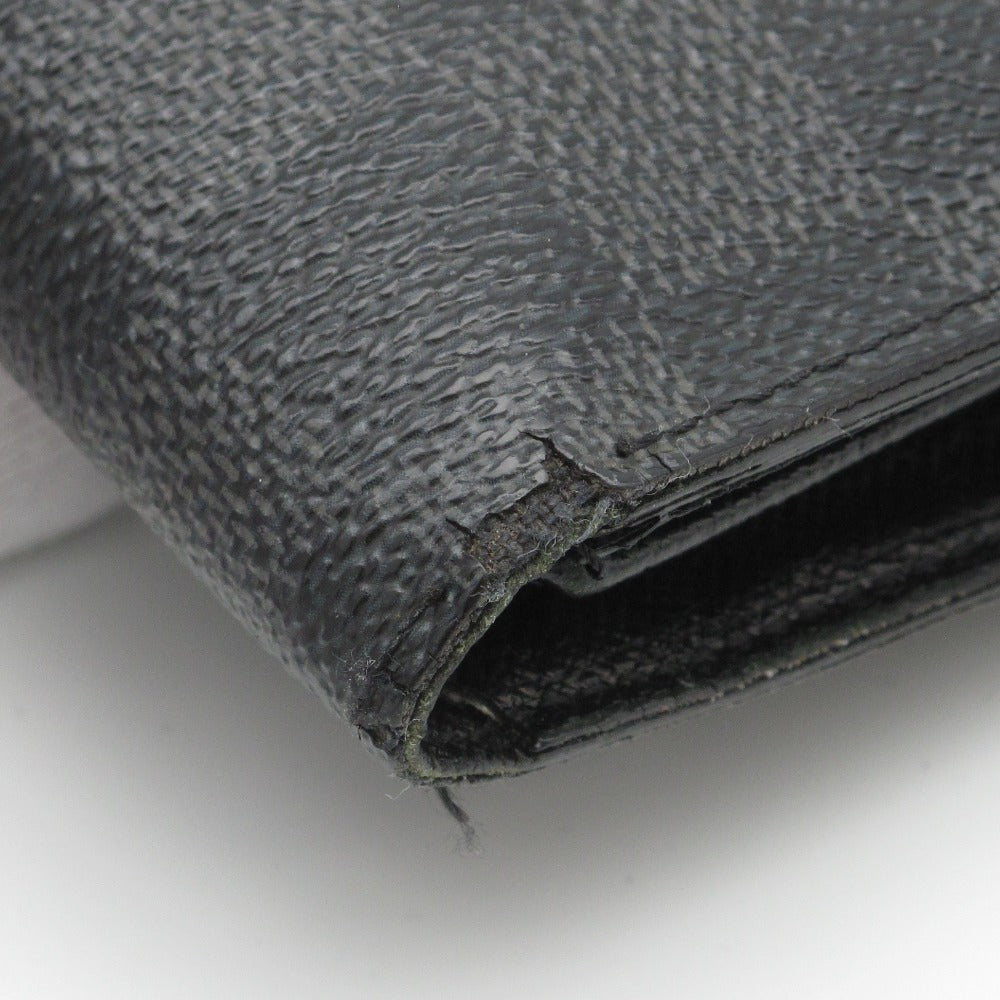 LOUIS VUITTON ルイ・ヴィトン 二つ折り財布 ポルトフォイユ フロリン パスケース ウォレット PVC レザー メンズ ダミエ グラフィット N63074