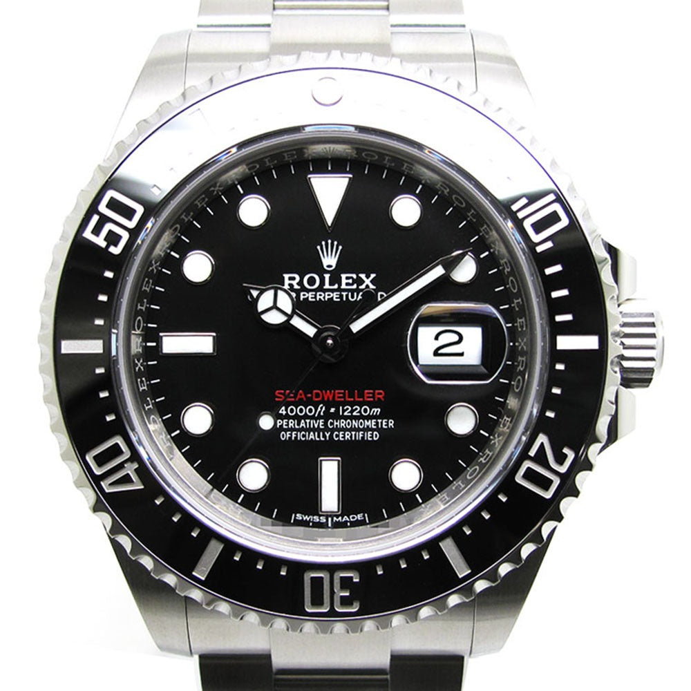 ROLEX ロレックス 腕時計 シードゥエラー Ref.126600 ランダム番 赤シード ノークラウン 自動巻き  SEA DWELLER 美品
