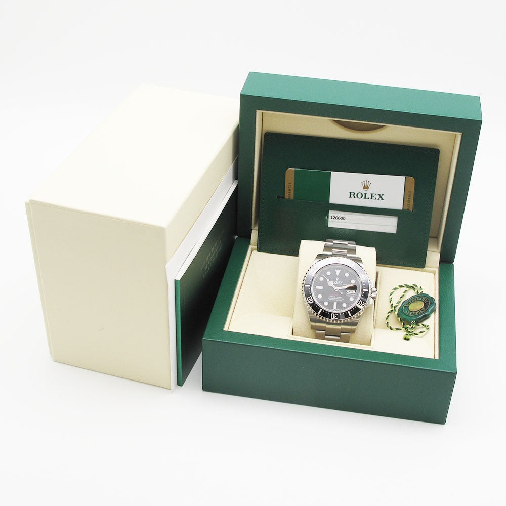ROLEX ロレックス 腕時計 シードゥエラー Ref.126600 ランダム番 赤シード ノークラウン 自動巻き  SEA DWELLER 美品