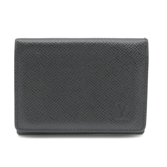 LOUIS VUITTON ルイ・ヴィトン カードケース アンヴェロップ カルトドゥヴィジット アルドワーズ 名刺入れ ブラック レザー メンズ タイガ M30922