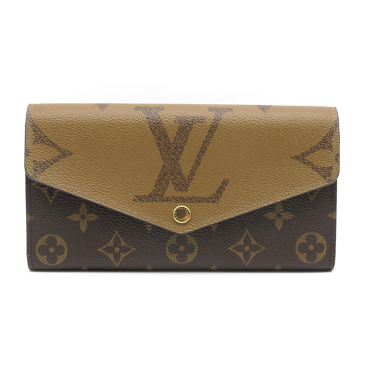 LOUIS VUITTON ルイ・ヴィトン 長財布 ポルトフォイユ サラ モノグラム ジャイアント リバース ウォレット PVC レザー M80726 美品