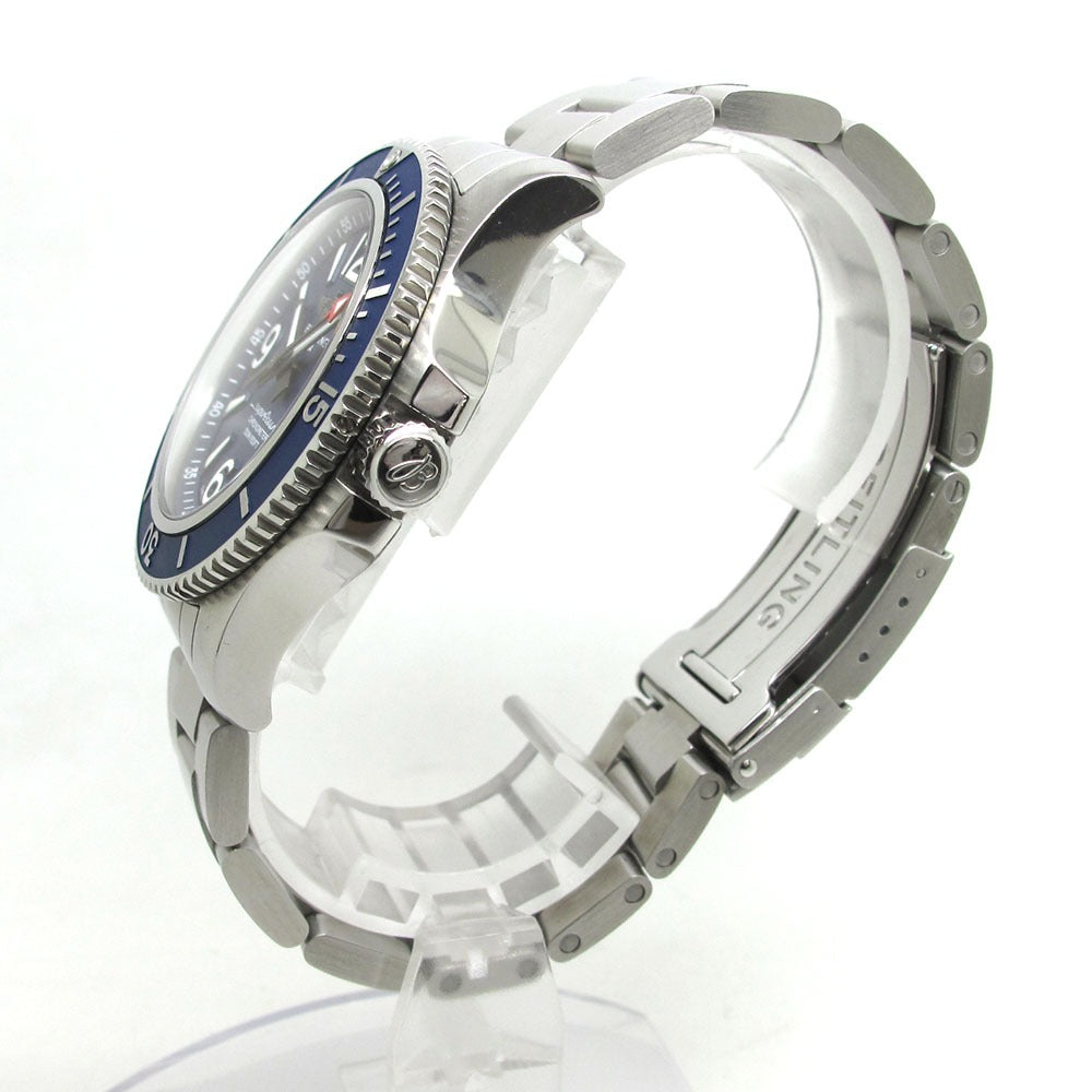 BREITLING ブライトリング 腕時計 スーパーオーシャン オートマティック 42 A17366 ブルー文字盤 SUPEROCEAN 美品