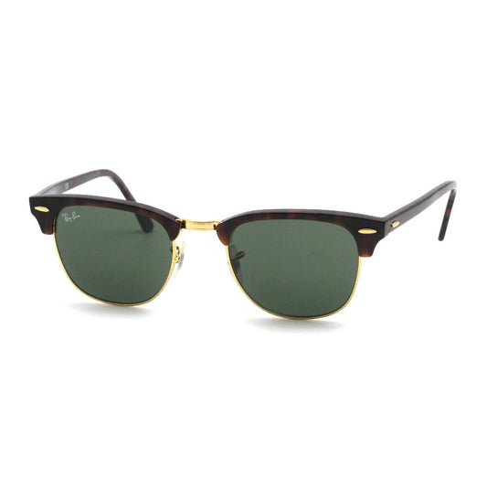 Ray-Ban レイバン サングラス CLUBMASTER クラブマスター UVカット べっ甲柄 トータス グリーンレンズ 51 21 145  RB3016 W0366