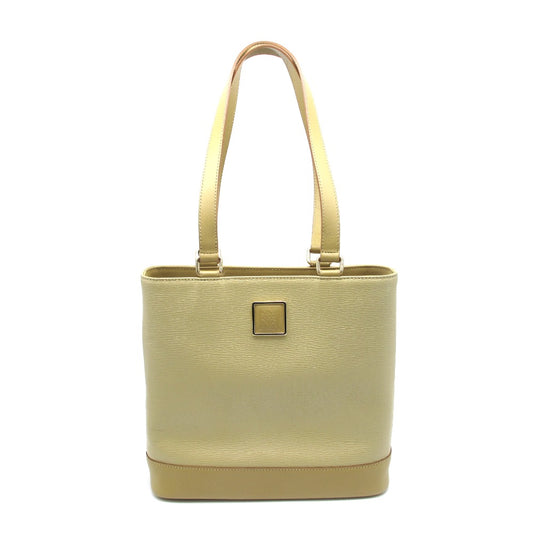 NINA RICCI ニナリッチ トートバッグ ショルダーバッグ ロゴ プレート ベージュ レディース 美品