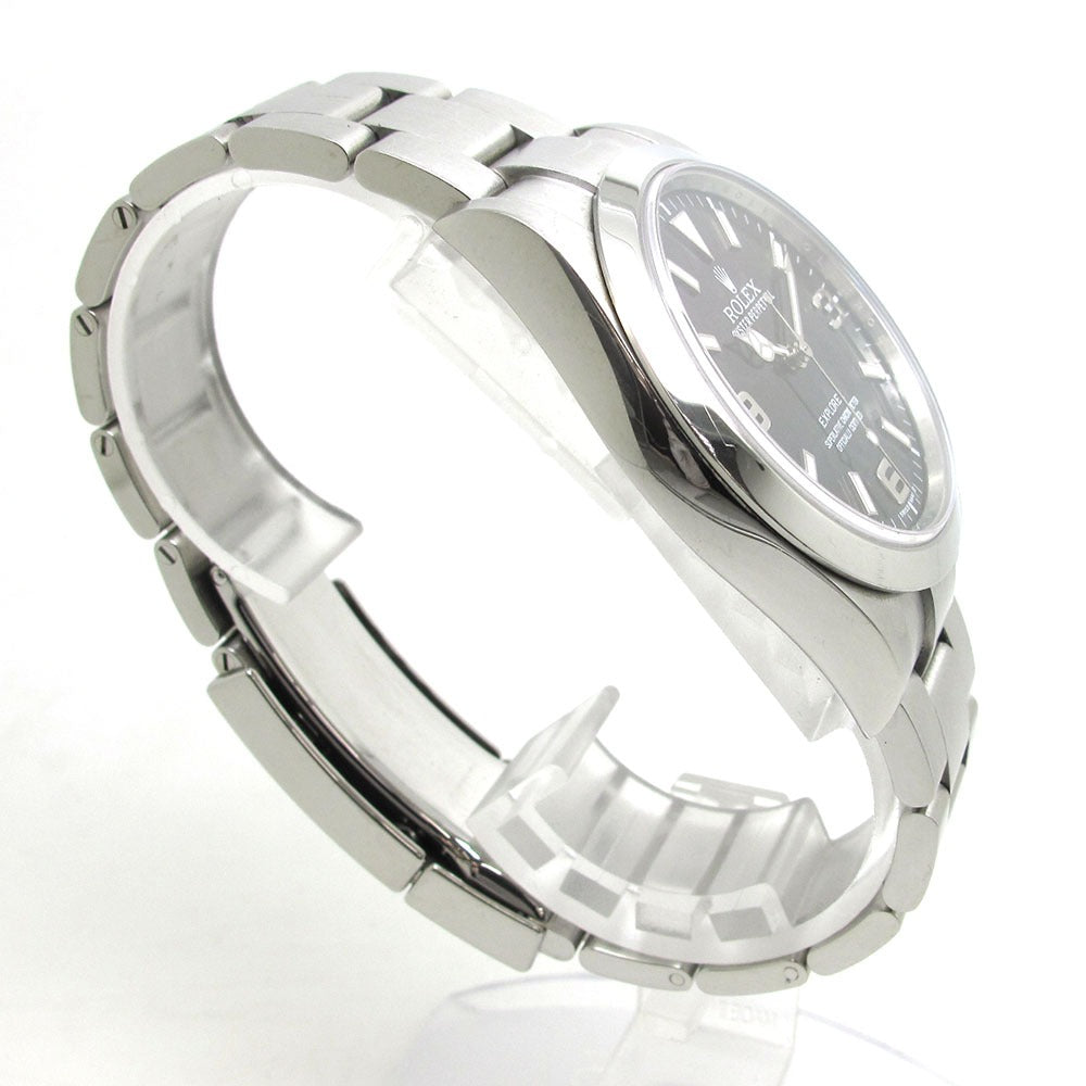 ROLEX ロレックス 腕時計 エクスプローラー1 Ref.214270 ランダム番 梨地バックル ブラックアウト 自動巻き EXPLORER