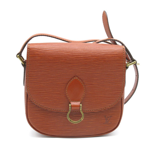LOUIS VUITTON ルイ・ヴィトン ショルダーバッグ ミニサンクルー ポシェット 斜め掛け クロスボディ レザー ケニアブラウン エピ M52213