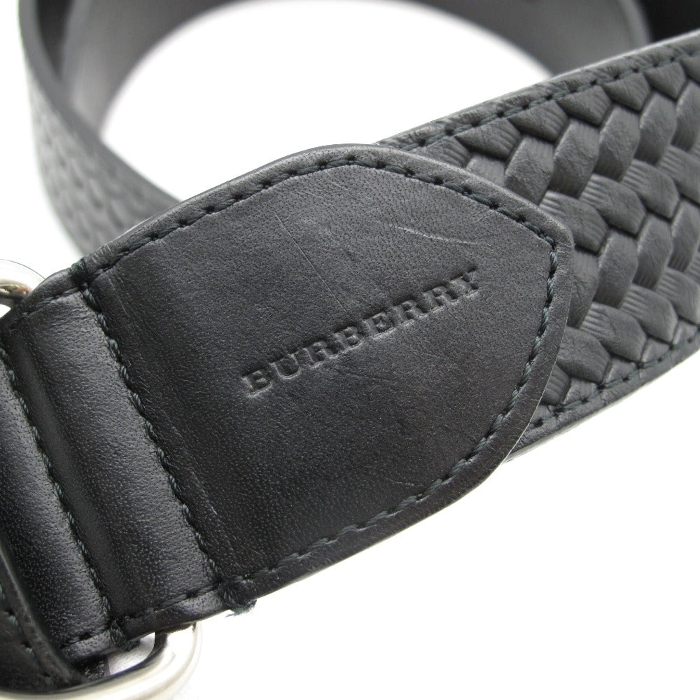 BURBERRY バーバリー ベルト メッシュデザイン レザー 革 ブラック メンズ Celebourg セレブール公式サイト