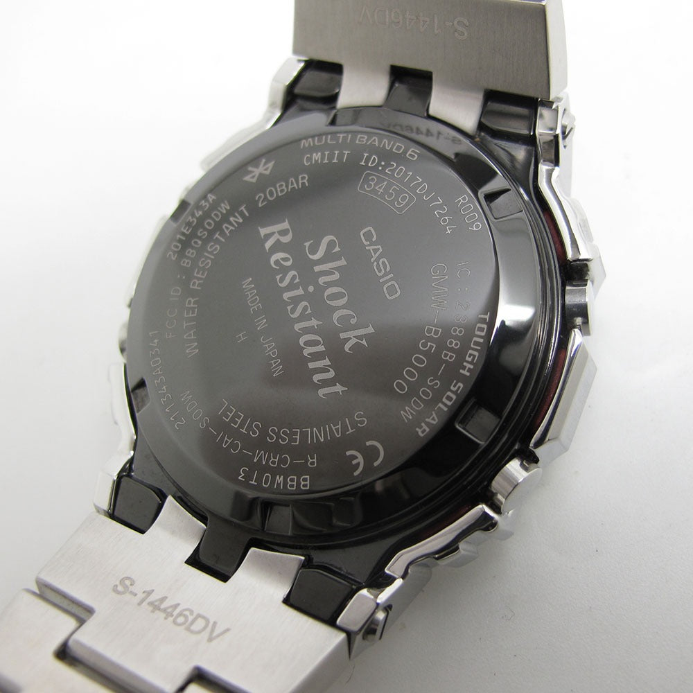 CASIO カシオ 腕時計 G-SJOCK GMW-B5000D-1JF フルメタル ソーラー電波 美品