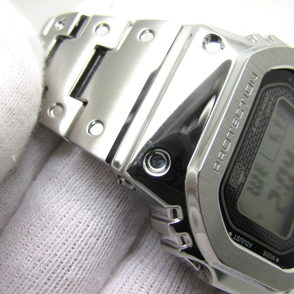 CASIO カシオ 腕時計 G-SJOCK GMW-B5000D-1JF フルメタル ソーラー電波 美品