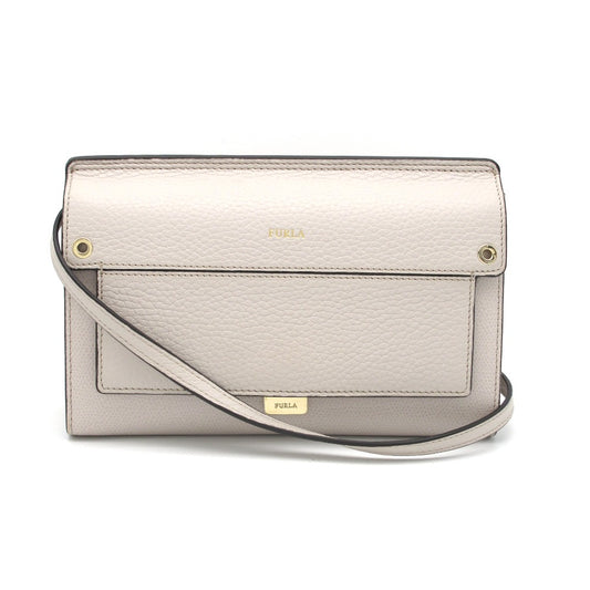 Furla フルラ ショルダーバッグ LIKE ライク ミニ クロスボディ ショルダーウォレット お財布バッグ ポシェット 斜め掛け レザー レディース 1023708 美品