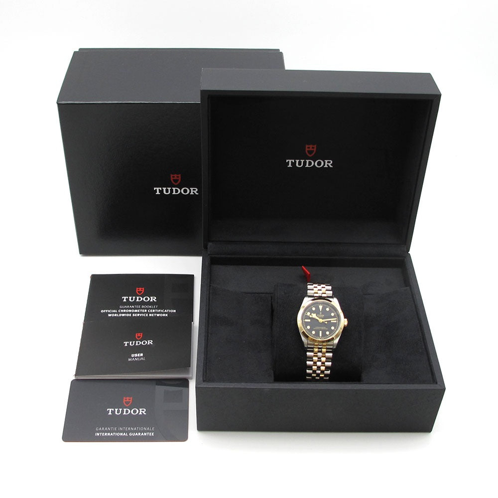 TUDOR チュードル 腕時計 ブラックベイ 31 S&G 79603 M79603-0006 自動巻き HERITAGE BLACK BAY 未使用品