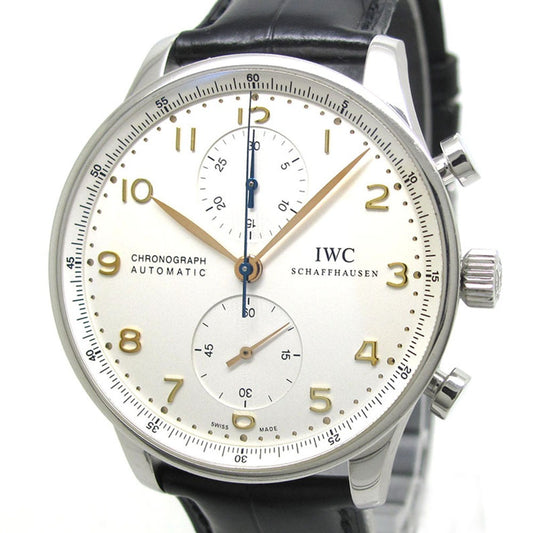 IWC SCHAFFHAUSEN アイダブリューシー シャフハウゼン 腕時計 ポルトギーゼ クロノグラフ IW371445 自動巻き PORTUGUESE 美品