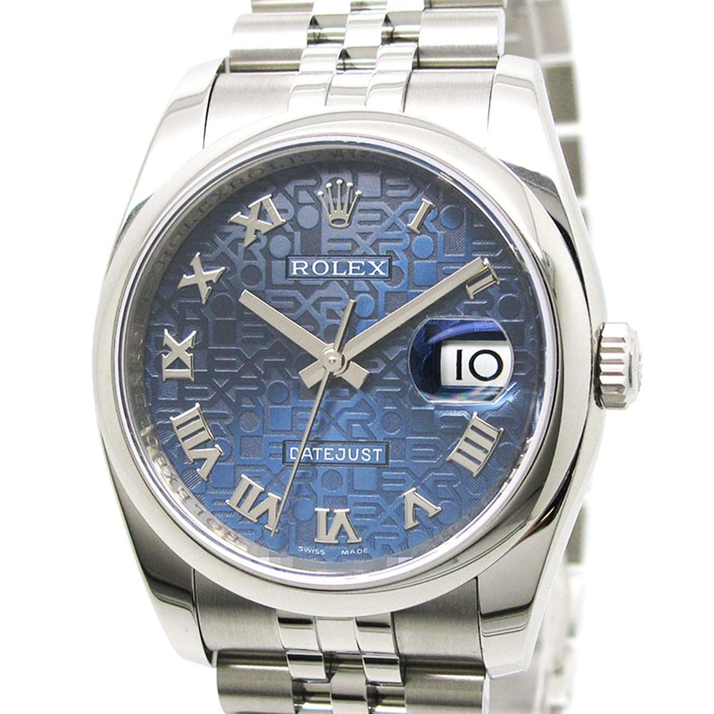 ROLEX ロレックス 腕時計 デイトジャスト Ref.116200 ランダム番 ブルー ホリコン 自動巻き DATEJUST 美品