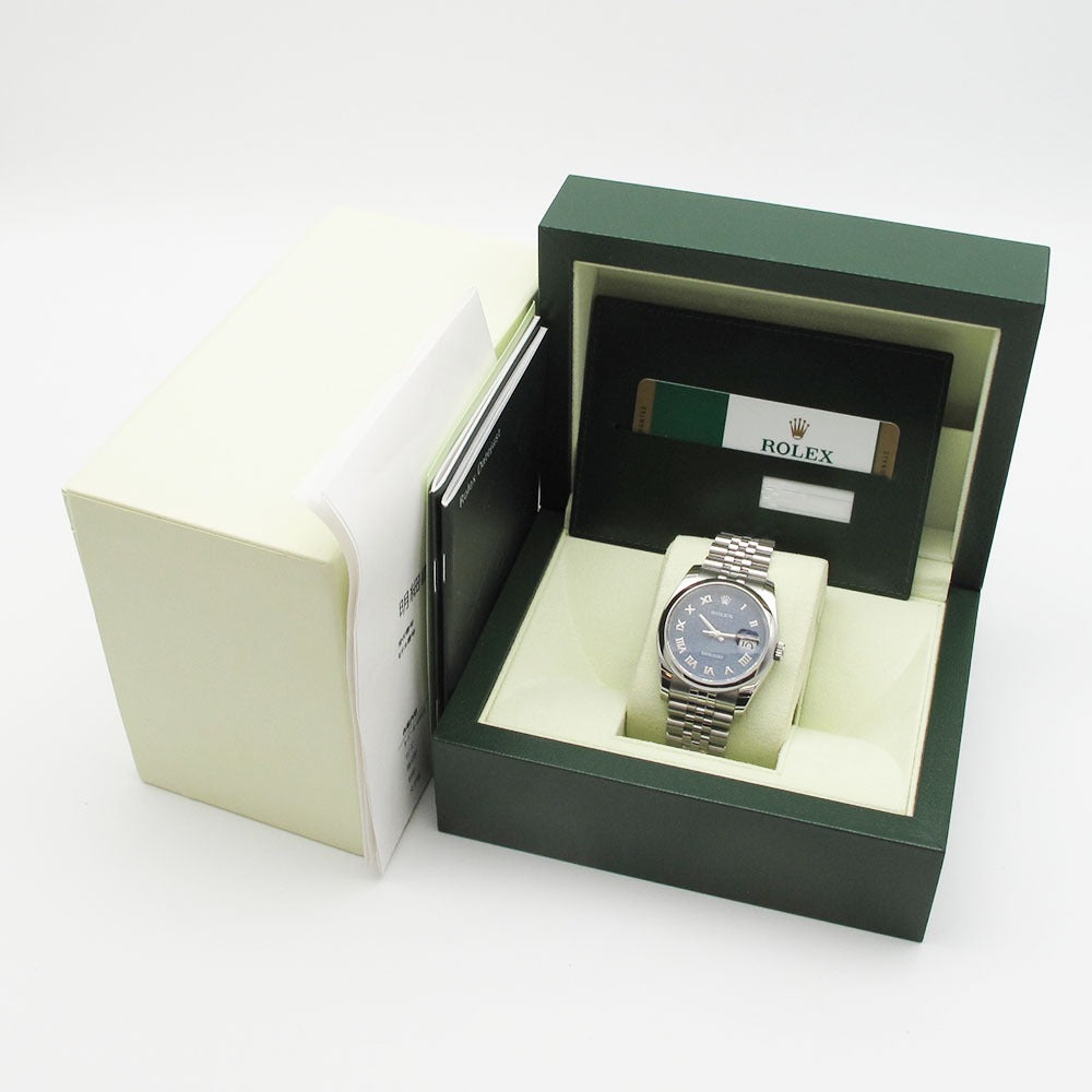 ROLEX ロレックス 腕時計 デイトジャスト Ref.116200 ランダム番 ブルー ホリコン 自動巻き DATEJUST 美品