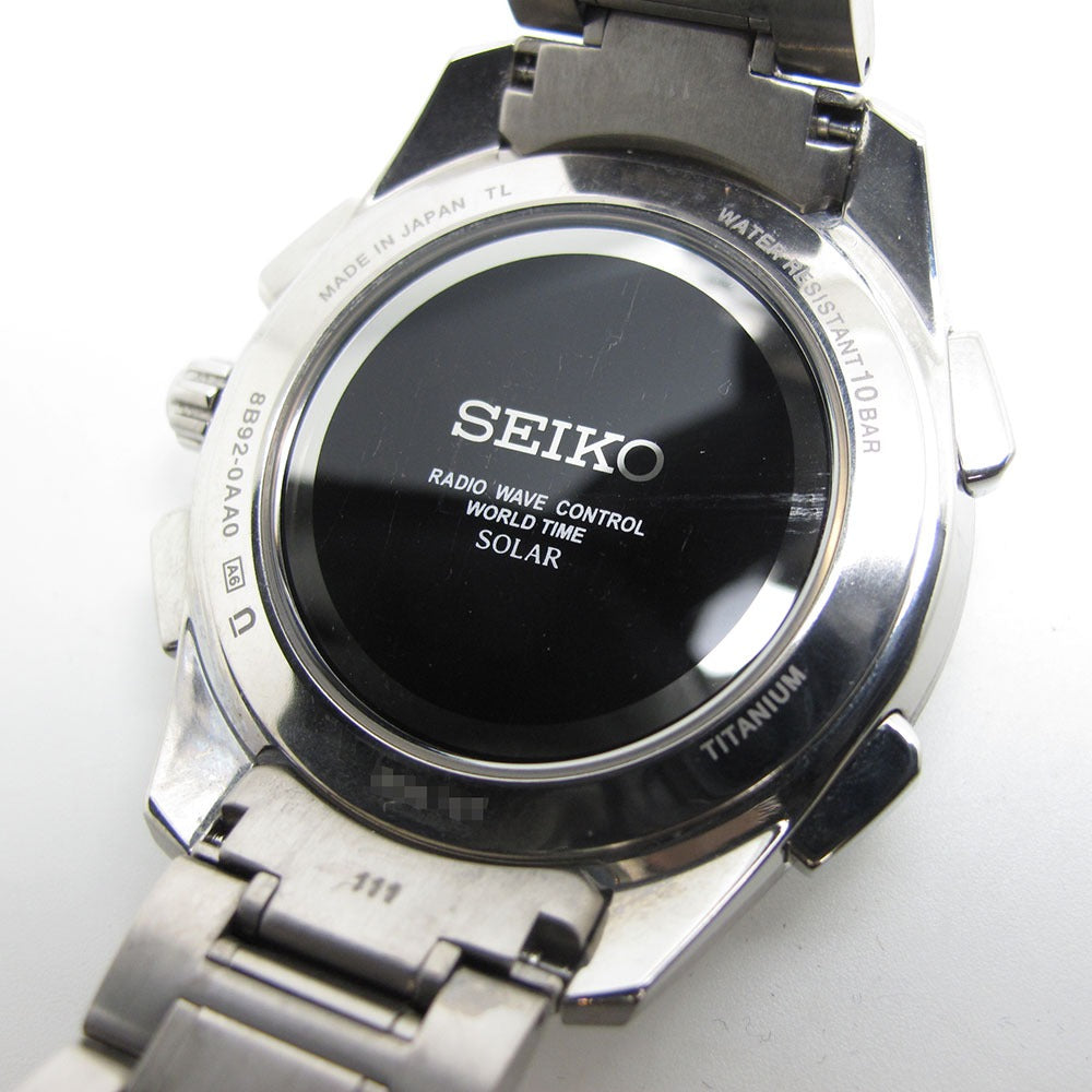 SEIKO セイコー 腕時計 ブライツ フライトエキスパート SAGA 8BAA0 ソーラー電波 チタン