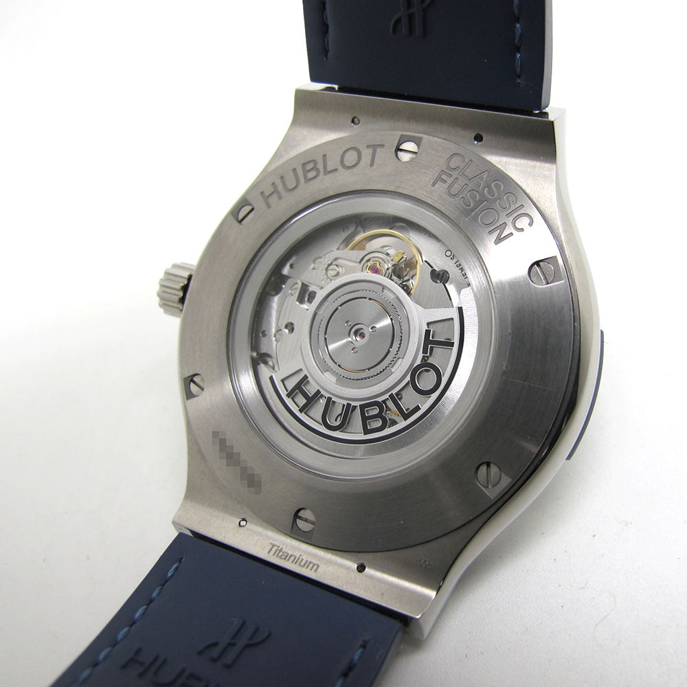 HUBLOT ウブロ 腕時計 クラシックフュージョン チタニウム 511.NX.7170.LR ブルー 自動巻き
