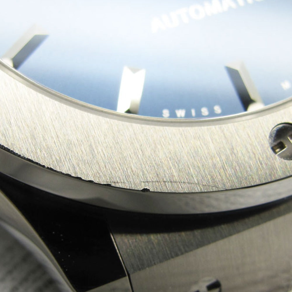 HUBLOT ウブロ 腕時計 クラシックフュージョン チタニウム 511.NX.7170.LR ブルー 自動巻き