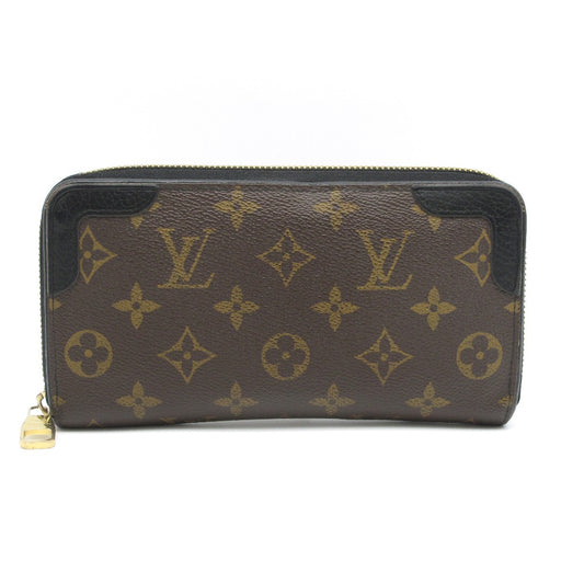 LOUIS VUITTON ルイ・ヴィトン ジッピー ウォレット レティーロ ノワール モノグラム M61855 ラウンドファスナー 長財布 PVC レザー