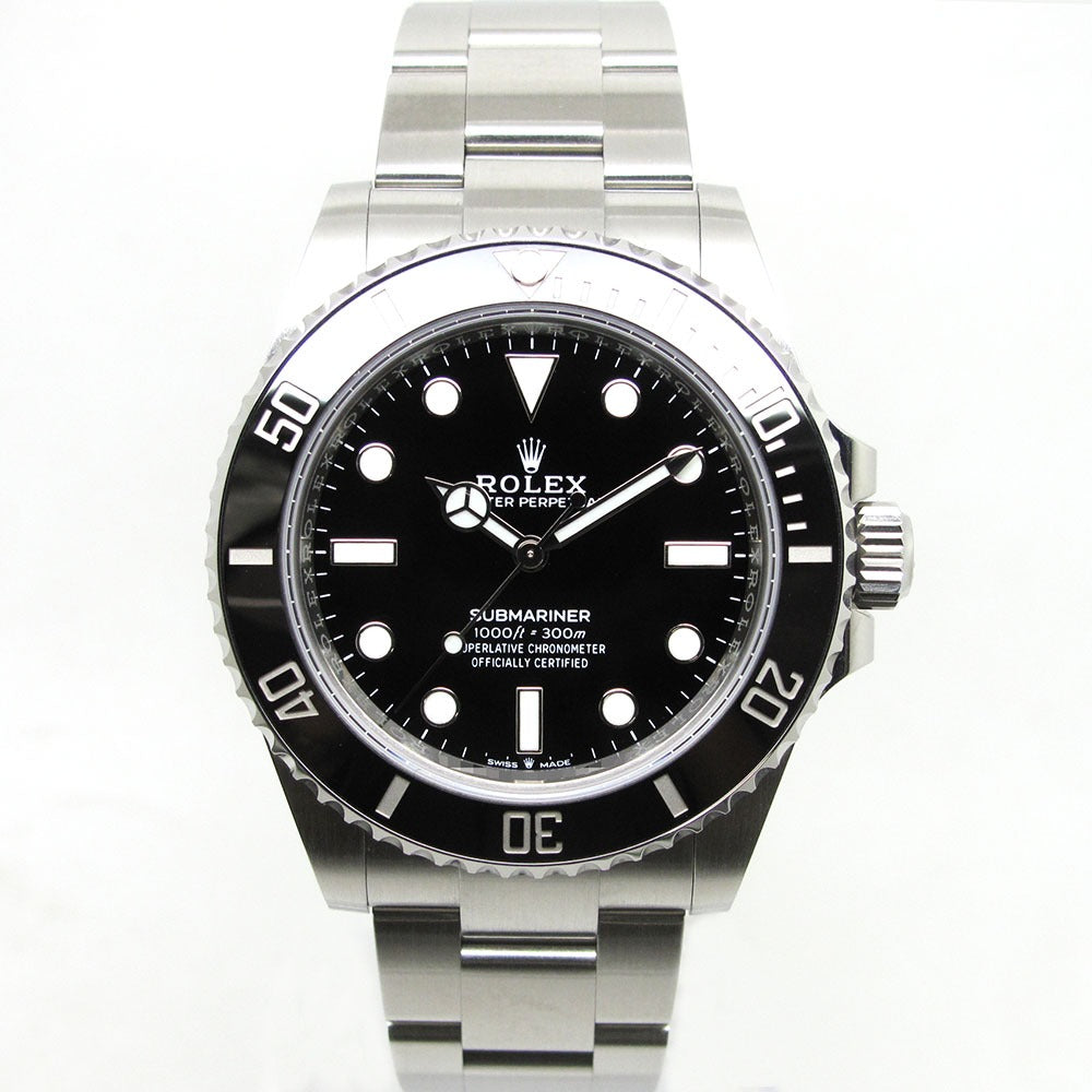 ROLEX ロレックス 腕時計 サブマリーナ ノンデイト Ref.124060 自動巻き SUBMARINER 美品