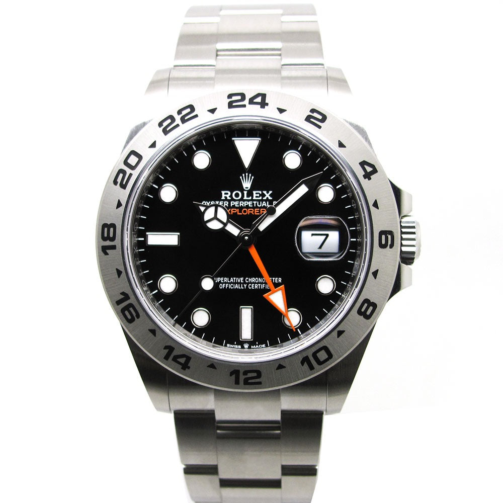 ROLEX ロレックス 腕時計 エクスプローラー2 Ref.226570 ランダム番 黒文字盤 自動巻き EXPLORER
