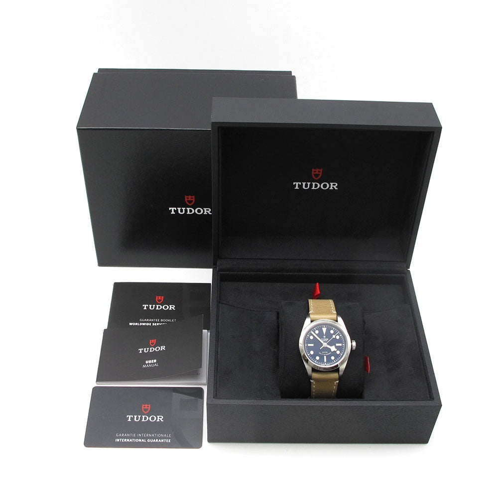 TUDOR チュードル 腕時計 ブラックベイ 36 79500 M79500-0005 ブルー 自動巻き HERITAGE BLACK BAY 美品
