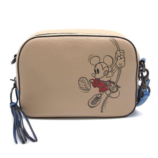 COACH コーチ ウィズロープクライム ミッキーマウス ディズニー カメラバッグ ショルダーバッグ クロスボディ 斜め掛け 3905 レザー 日本限定