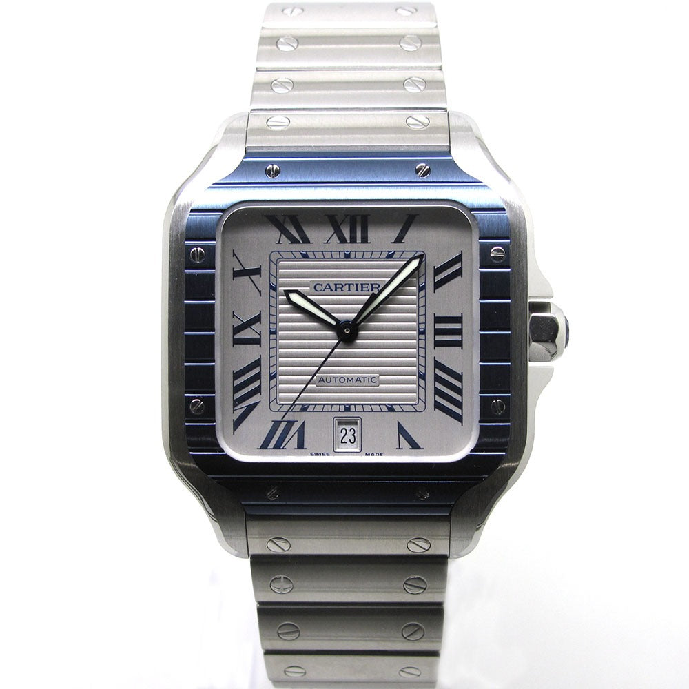 CARTIER カルティエ 腕時計 サントス ドゥ カルティエ LM WSSA0047 自動巻き SANTOS 美品