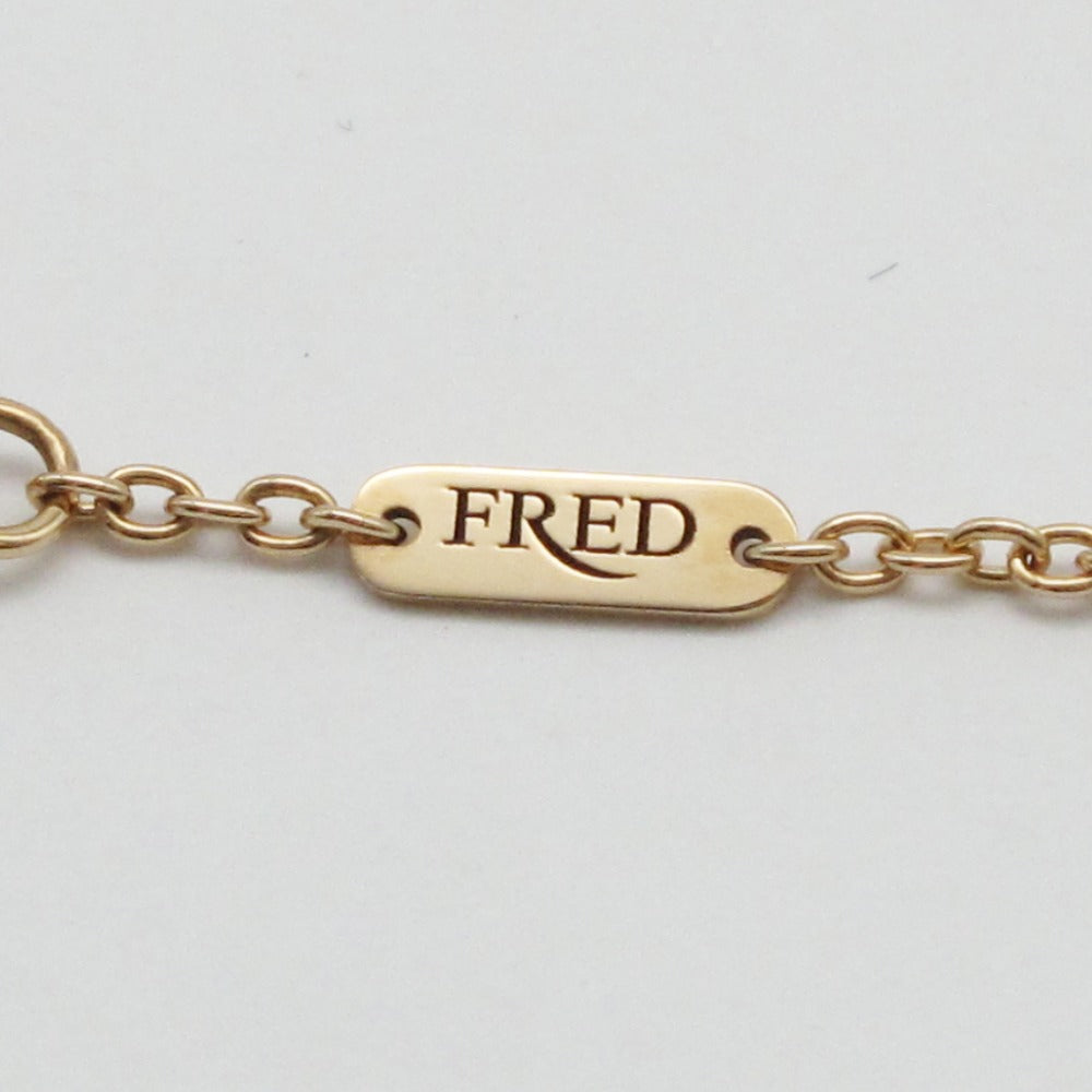FRED フレッド シャンス アンフィニ ブレスレット 6B0992 スモールモデル ハーフパヴェ K18 750 ピンクゴールド ダイヤモンド 箱有 ジュエリー アクセサリー 美品