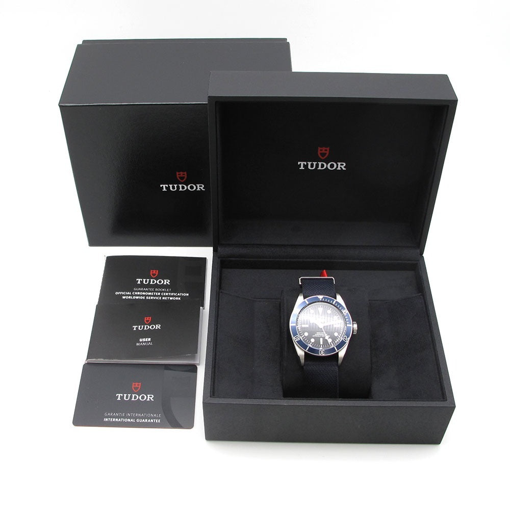 TUDOR チュードル 腕時計 ブラックベイ 79230B M79230B-0006 ブルーファブリック 自動巻き HERITAGE BLACK BAY 未使用品