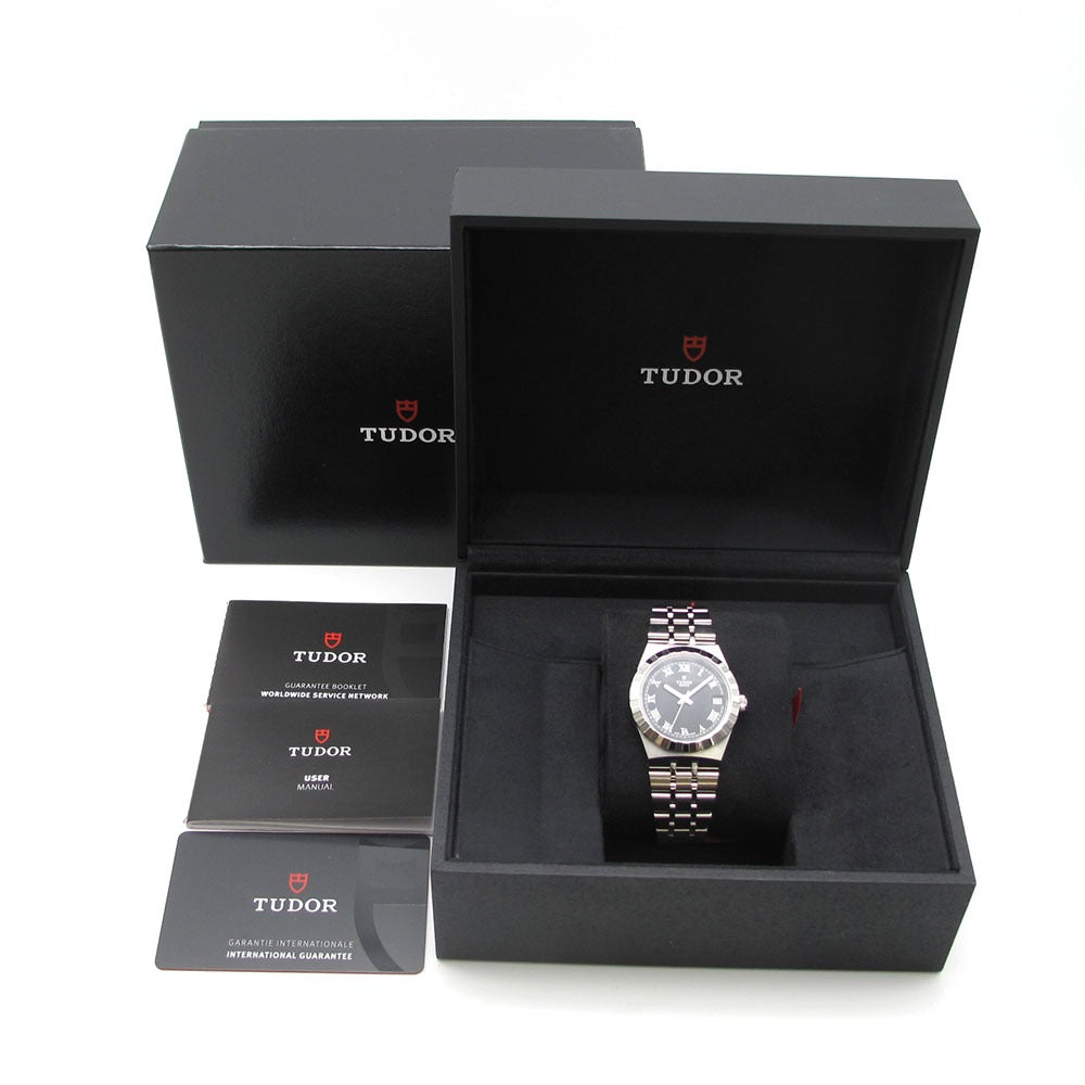 TUDOR チュードル 腕時計 ロイヤル 28400 M28400-0003 ブラックダイヤル 自動巻き 未使用品
