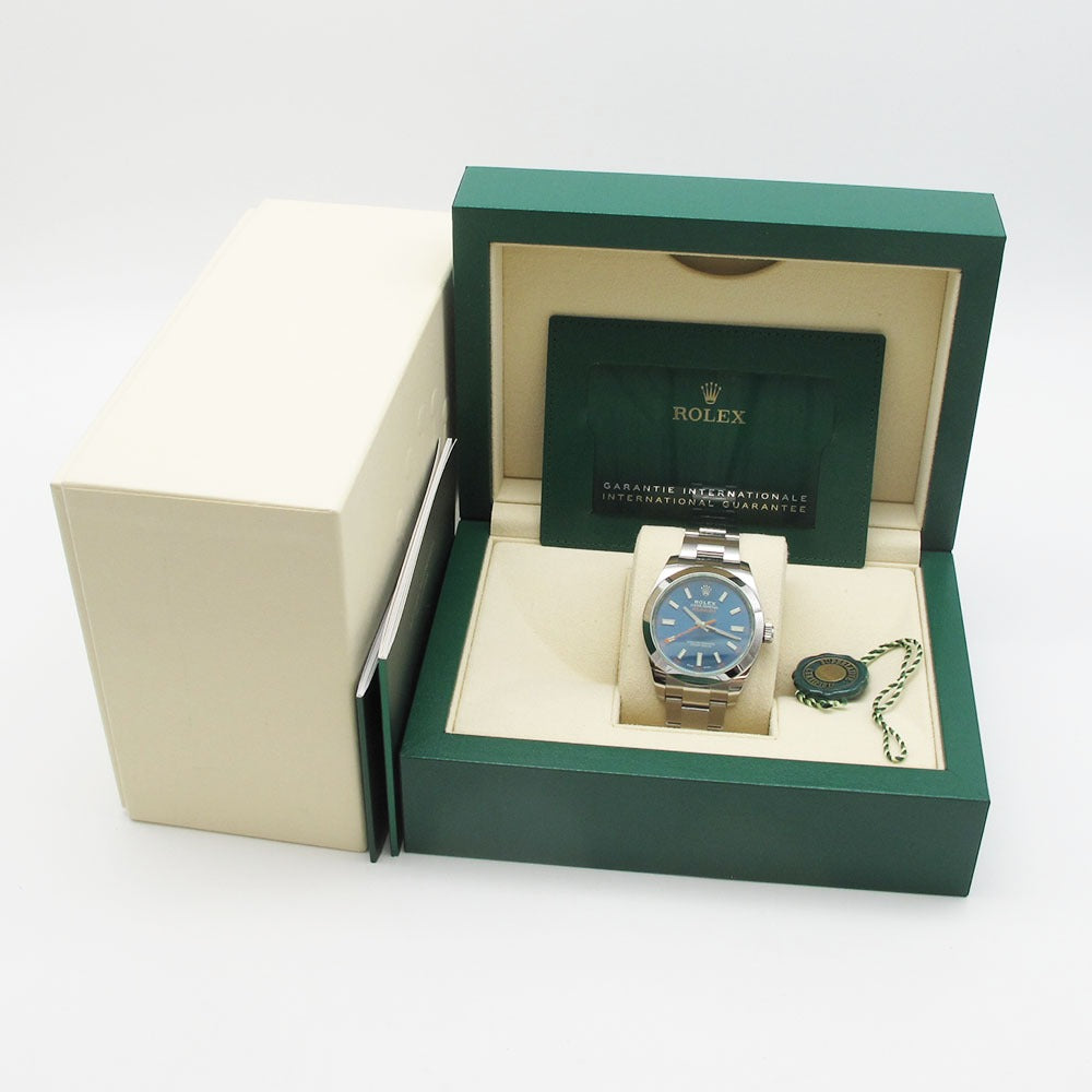 ROLEX ロレックス 腕時計 ミルガウス Ref.116400GV ランダム番 Zブルーダイアル  自動巻き MILGAUSS