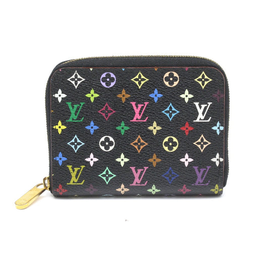 LOUIS VUITTON ルイ・ヴィトン ジッピーコインパース モノグラムマルチカラー ノワール グルナード M93740 コインケース 小銭入れ ミニ財布 ウォレット ブラック ピンク