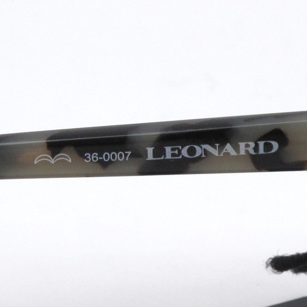 LEONARD レオナール サングラス バックリム UVプロテクション 紫外線カット 55 16 135 ブラック 36-0007 アイウェア 眼鏡 ケース付き レディース 未使用品