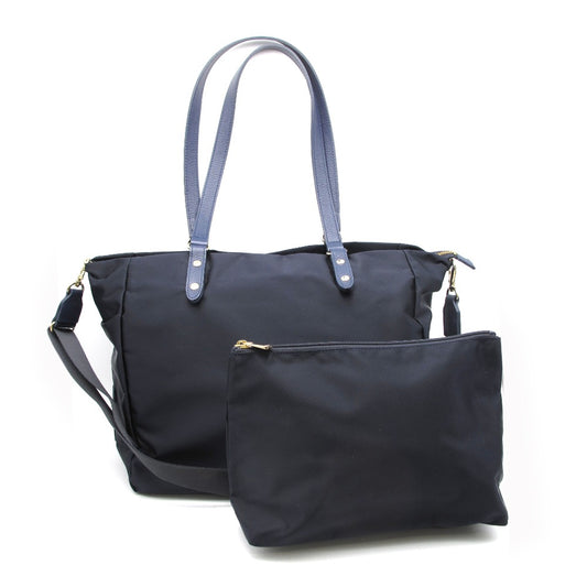 russet ラシット 2WAY トートバッグ ショルダーバッグ クロスボディ 斜め掛け ポシェット 2点セット ナイロン ネイビー レディース