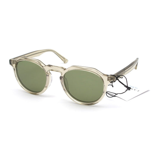 LANVIN en Bleu ランバンオンブルー サングラス SLB007J UVカット アジアンフィット ベージュ 48 21 140 レディース アイウェア 眼鏡 ケース付き 未使用品