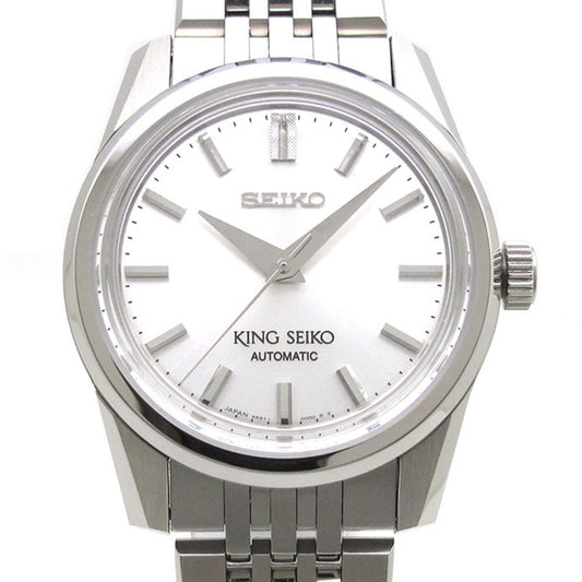 SEIKO セイコー 腕時計 KING SIKO キングセイコー SDKS001 6R31-00D0 シルバー文字盤 自動巻き 美品