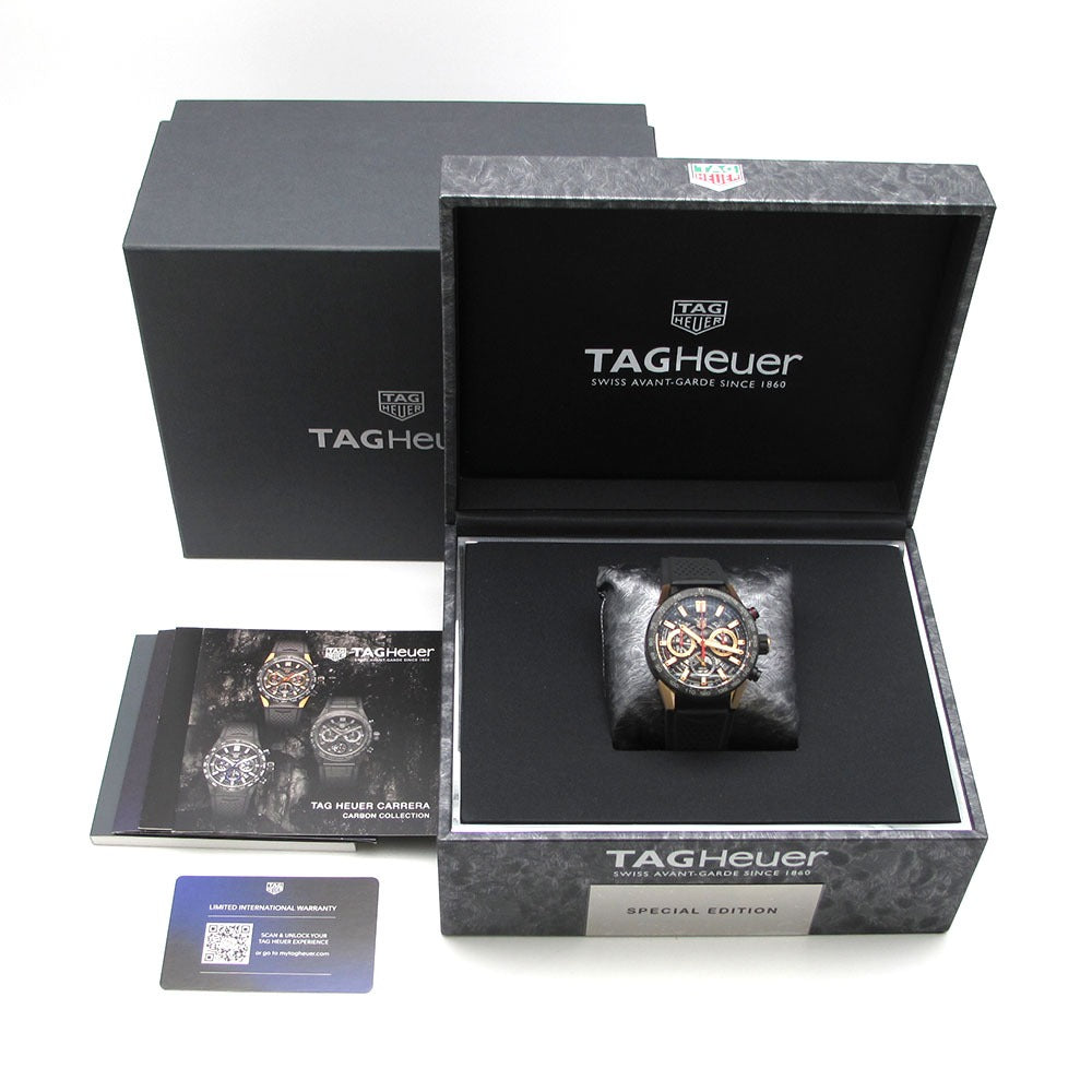 TAG HEUER タグホイヤー 腕時計 カレラ キャリバーホイヤー02 クロノグラフ CBG2052.FT6143 自動巻き CARRERA 未使用品