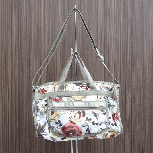 LeSportsac レスポートサック ショルダーバッグ 2WAYショルダーバッグ ハンドバッグ 花柄 斜め掛け ナイロン レディース