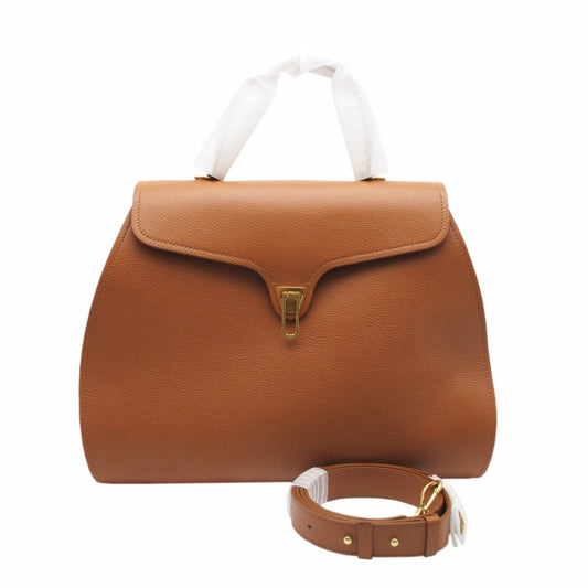COCCINELLE コチネレ MARVIN 2WAY ハンドバッグ ショルダーバッグ レザー ブラウン レディース 未使用品