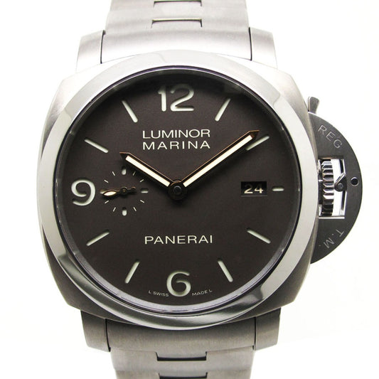 OFFICINE PANERAI オフィチーネパネライ 腕時計 ルミノール マリーナ 1950 3デイズ チタニオ PAM00352 R番 ブラウン 自動巻き LUMINOR